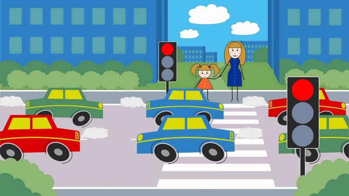 Дитячі вірші про світлофор та правила дорожнього руху