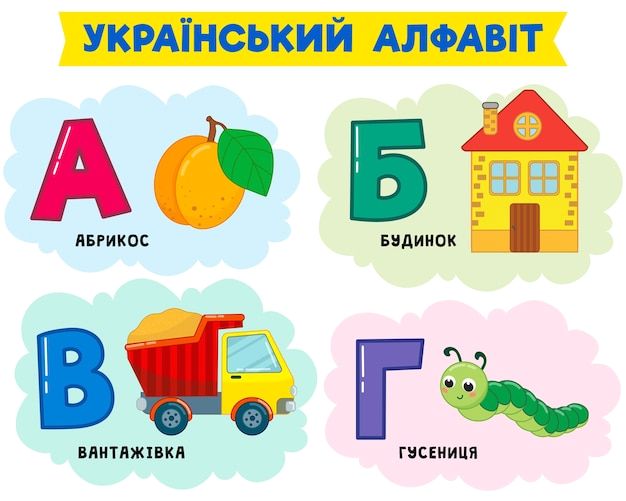 українська абетка для дітей